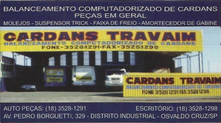 Cardans Travaim